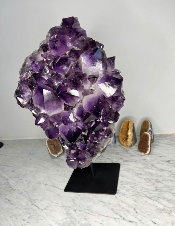 15,5 Kg Natural Amethyst geode cluster crystal specimen Healing & Protection. 