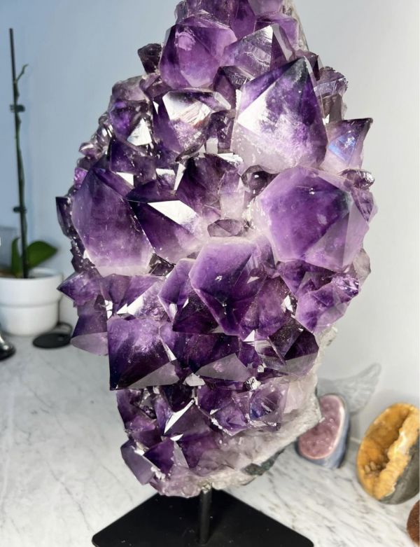 15,5 Kg Natural Amethyst geode cluster crystal specimen Healing & Protection. 