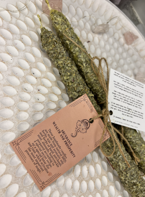 ABUNDANCE ☘️Wealth and Prosperity💚spell candles