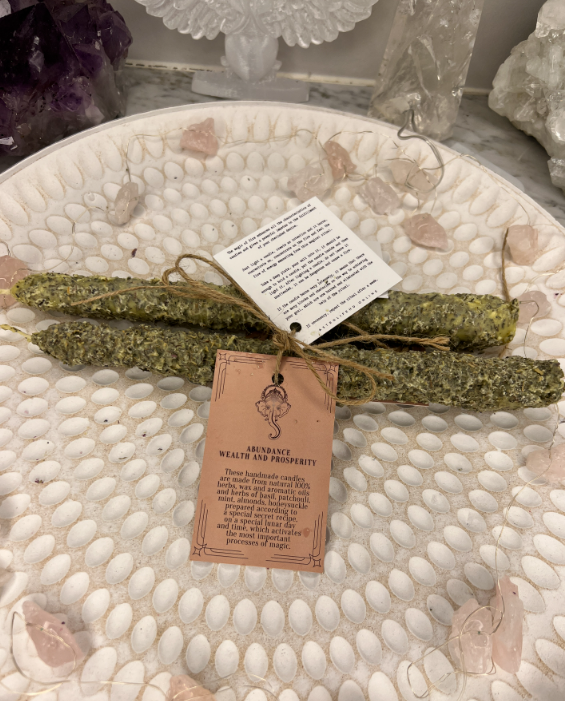 ABUNDANCE ☘️Wealth and Prosperity💚spell candles