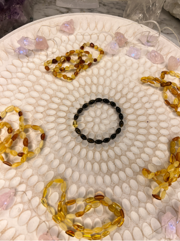 Amber bracelet for adults